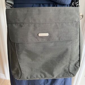 Baggallini Gray All In RFID Hobo Crossbody